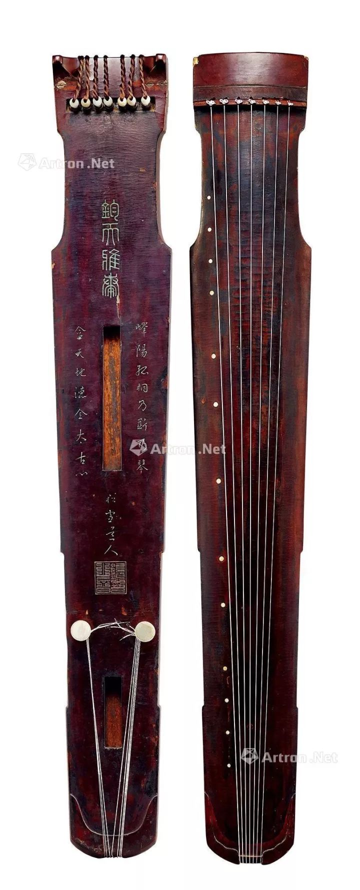 古琴形制圖譜_古琴形制對(duì)音色的影響_古琴形制